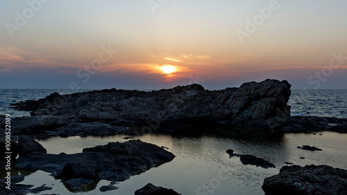 Sunset in corse