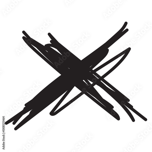 Abstract vector shape backgrounds , Ink brush Vector illustration for poster music festival underground street style.