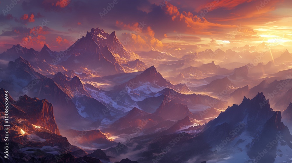Stunning and dramatic landscape Stunning and dramatic landscape
