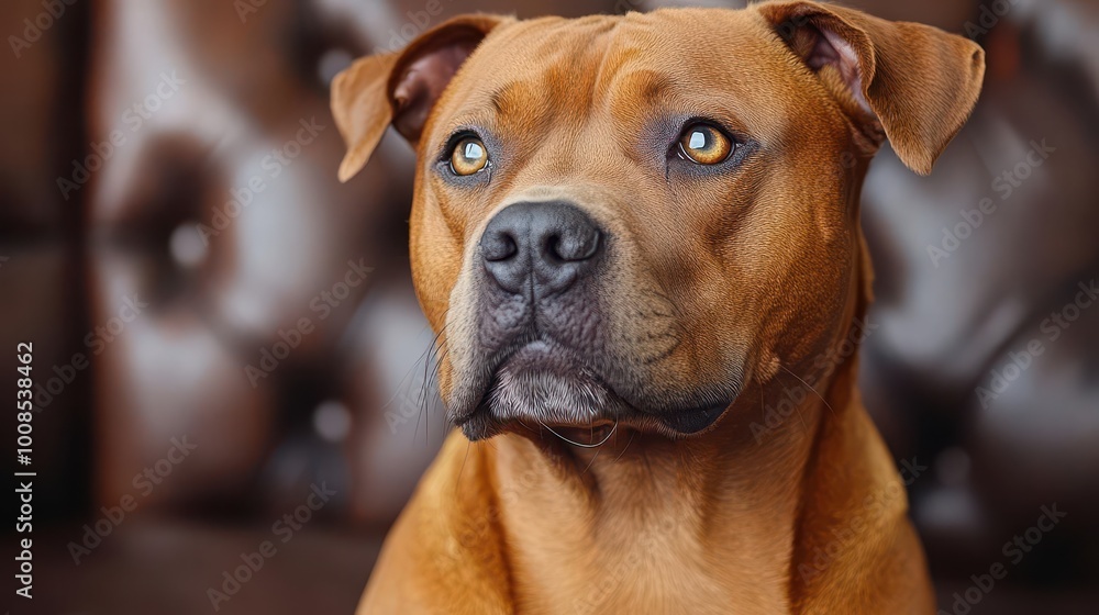 a striking pitbull stands confidently against a dramatic backdrop showcasing its muscular build and powerful stance embodying strength and loyalty a striking pitbull stands confidently against a dramatic backdrop showcasing its muscular build and powerful stance embodying strength and loyalty
