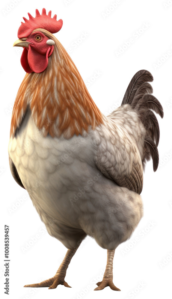 Fototapeta premium PNG Livestock chicken poultry animal.