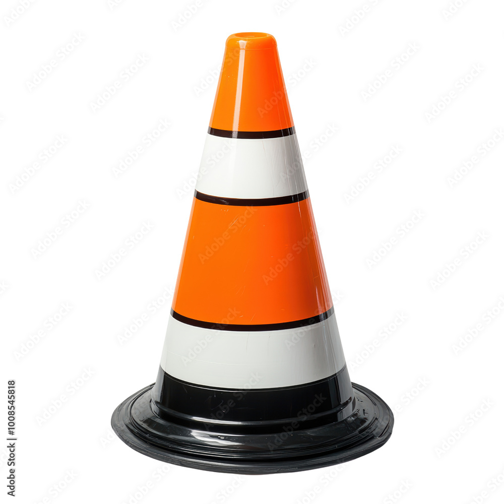 Traffic Cone Isolated cutout on a transparent isolated background. Traffic Cone Isolated cutout on a transparent isolated background.