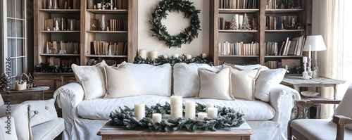 Cozy Winter Reading Room wi...