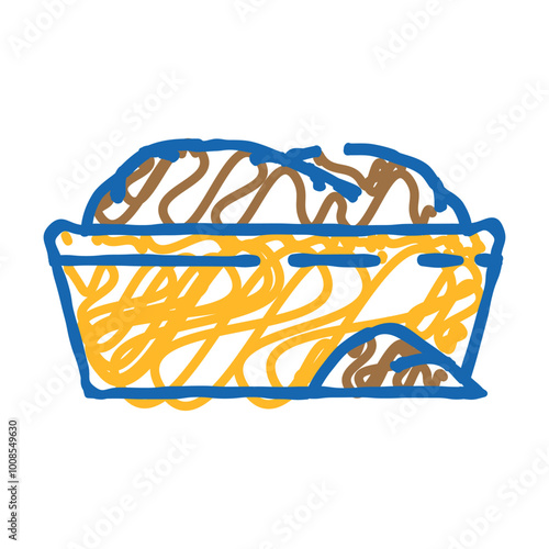 snuff tobacco nicotine doodle icon sketch vector. snuff tobacco nicotine sign. isolated symbol illustration