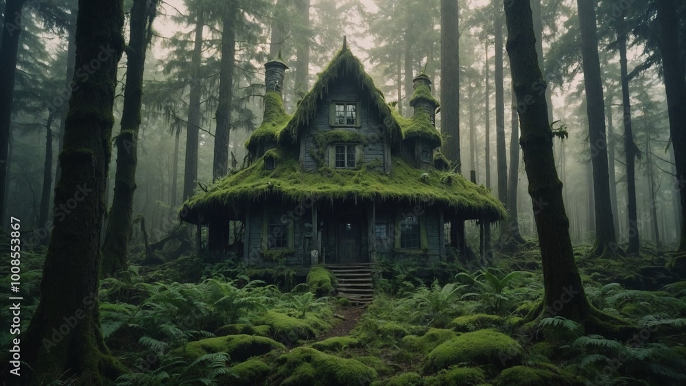house in the forest house in the forest