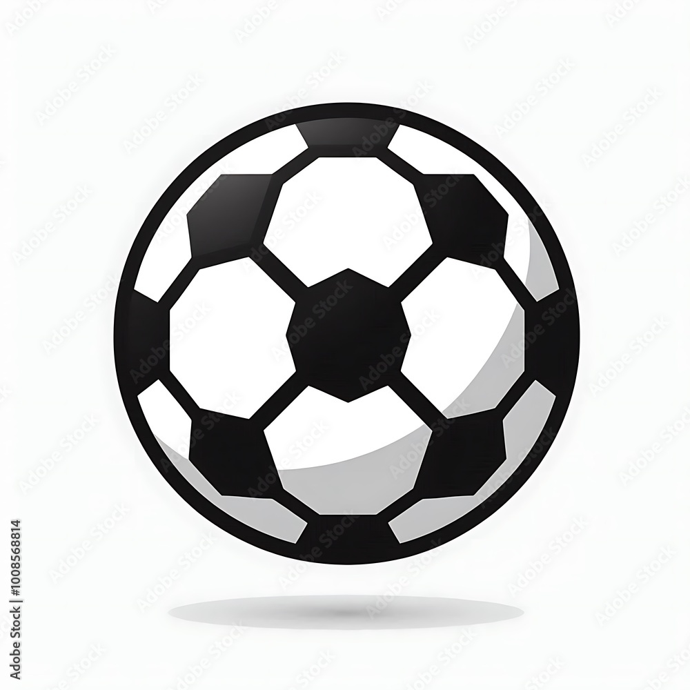 Hexagon Soccer Ball Icon	