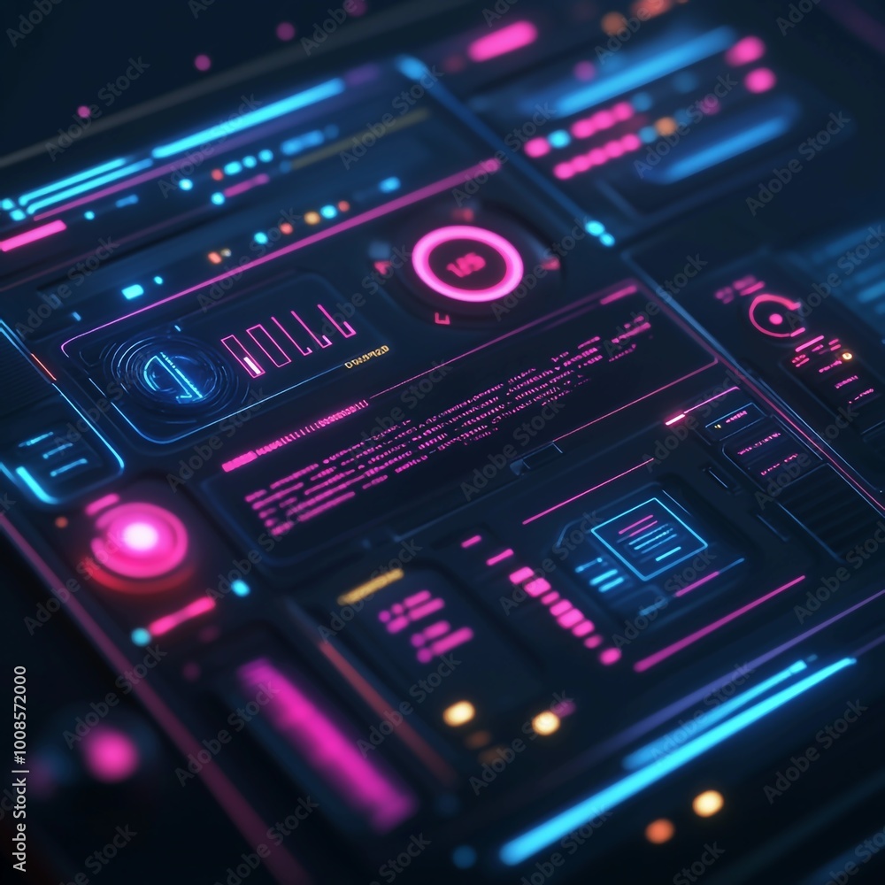 3D Virtual Interface Icon: Immersive Digital Interaction Illustration Logo 3D Virtual Interface Icon: Immersive Digital Interaction Illustration Logo