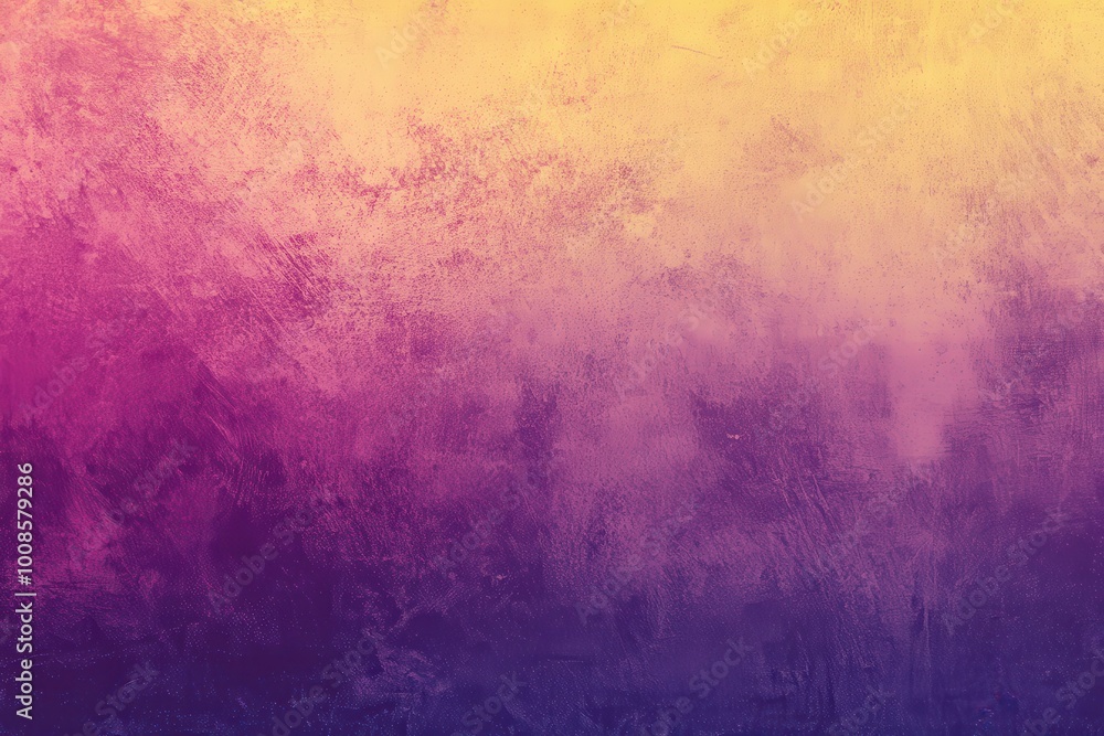 Fototapeta premium Retro sound texture featuring grainy gradients in lavender, gold, and blush hues for background art and banner design