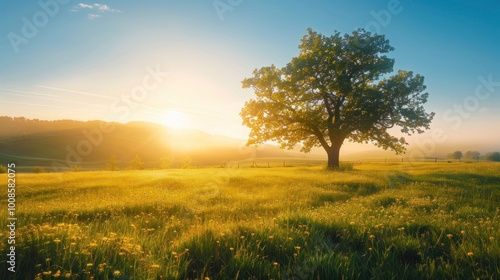 A serene and tranquil meadow landscape perfect for guided meditation and visualization exercises to promote mental clarity inner peace and a sense of spiritual renewal