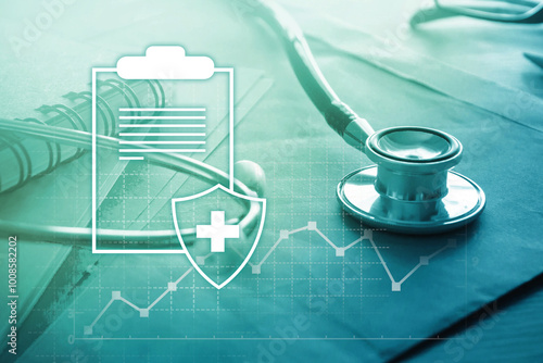 Foto Medical Informed Consent , Information of treatments and risks agreement , healt