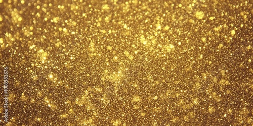 Glittery Golden Yellow Texture Background