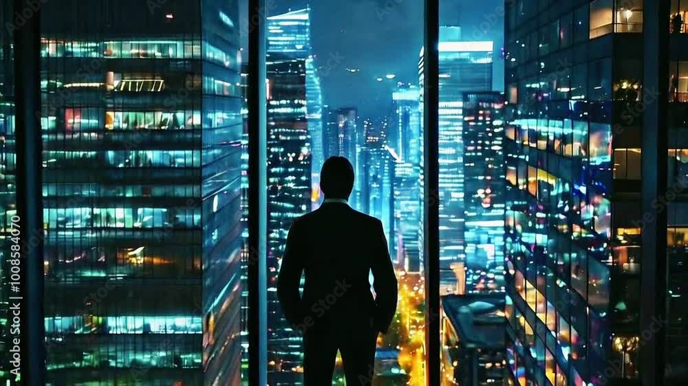 people in the building at night people in the building at night