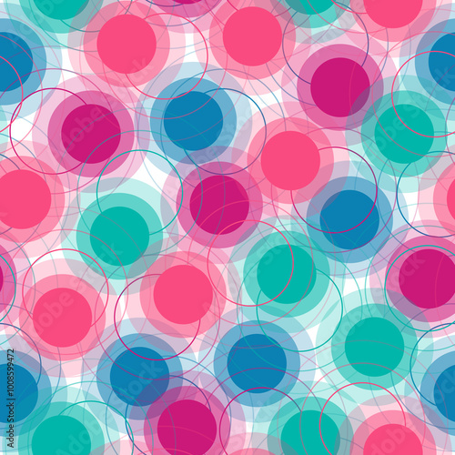 Rainbow color triangle seamless pattern