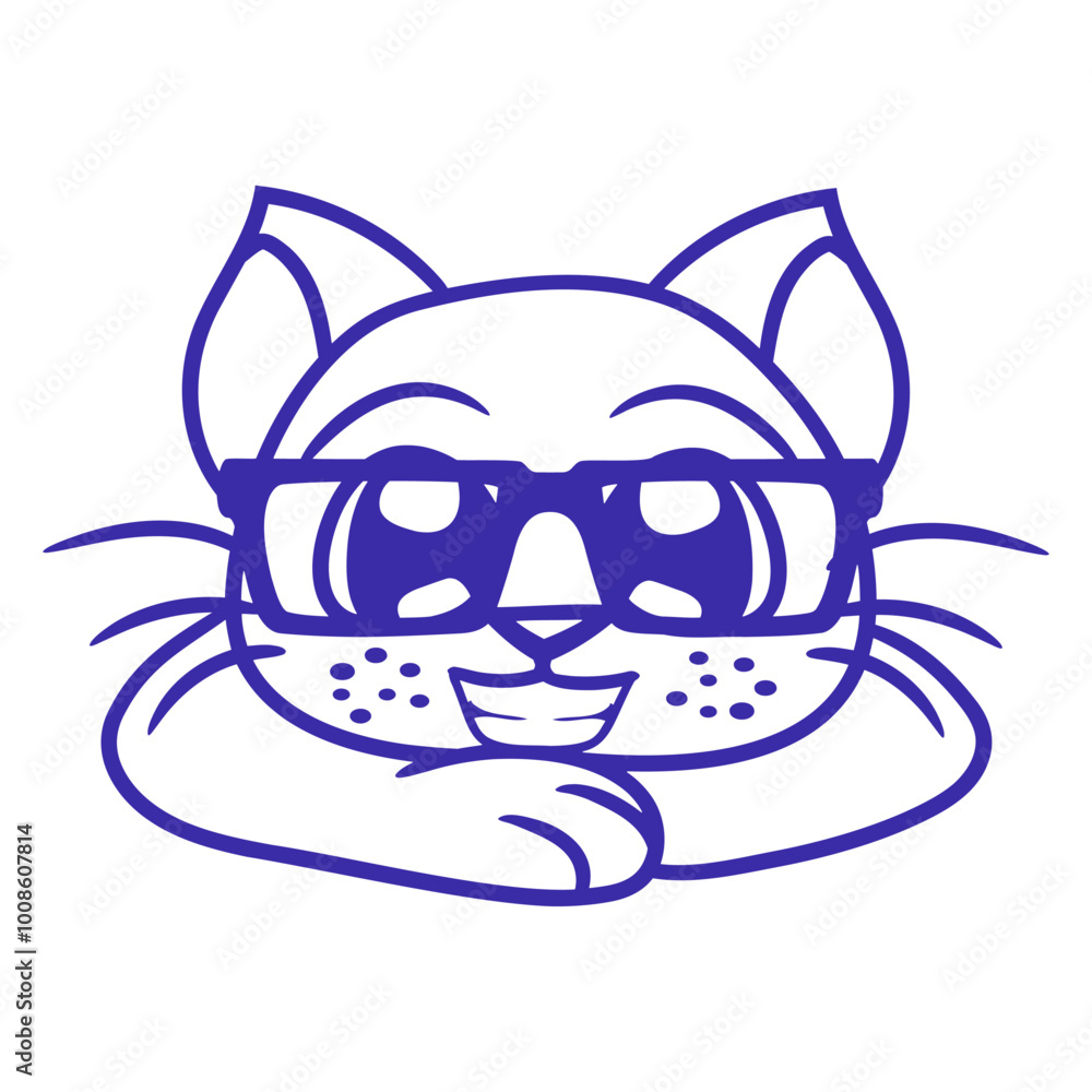 Cat Design Nerd Horn-rimmed Glasses Geek Smart Intelligent Funny Cool Tie Suit Cartoon Cute Cats Lovers Cartoon Comic Fun Love Sweet Kittens Adorable Feline Playful Kitties Fur Baby Paw Pet Owners Cat Design Nerd Horn-rimmed Glasses Geek Smart Intelligent Funny Cool Tie Suit Cartoon Cute Cats Lovers Cartoon Comic Fun Love Sweet Kittens Adorable Feline Playful Kitties Fur Baby Paw Pet Owners