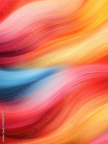 Wallpaper Mural Colorful Abstract Flowing Gradient Texture Torontodigital.ca