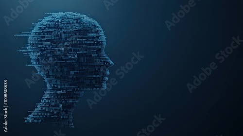 Digital Profile of Human Head Composed of Data Fragments