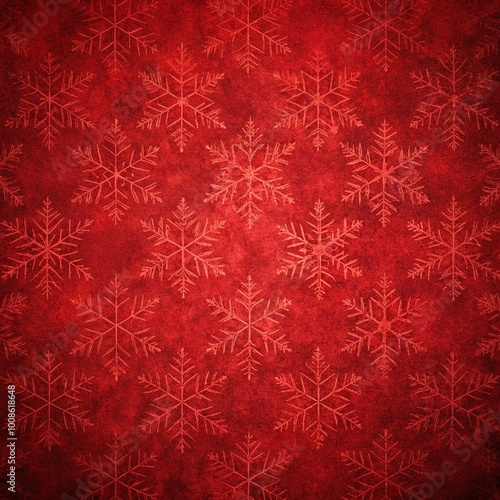 Red Christmas background with vintage texture