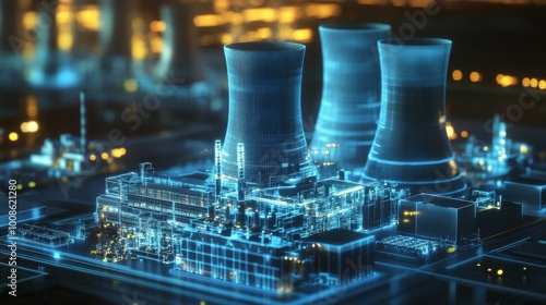 Digital Twin Visualization of Nuclear Power Facility