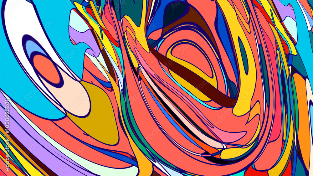 Colorful abstract psychedelic liquid and fluid background pattern 2025 Colorful abstract psychedelic liquid and fluid background pattern 2025
