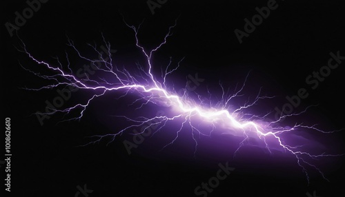 thunder lightning illustration black background