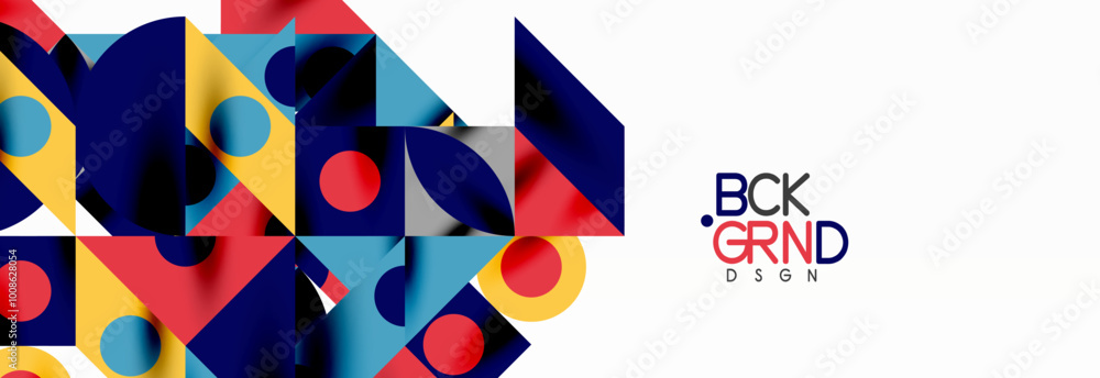 Trendy colorful circles, lines, arrows, triangles and other geometric shapes. Vector Illustration For Wallpaper, Banner, Background, Card, Book Illustration, landing page Trendy colorful circles, lines, arrows, triangles and other geometric shapes. Vector Illustration For Wallpaper, Banner, Background, Card, Book Illustration, landing page