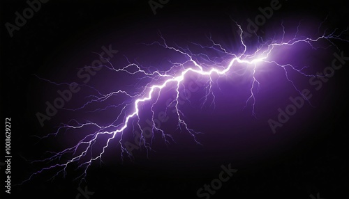 thunder lightning illustration black background