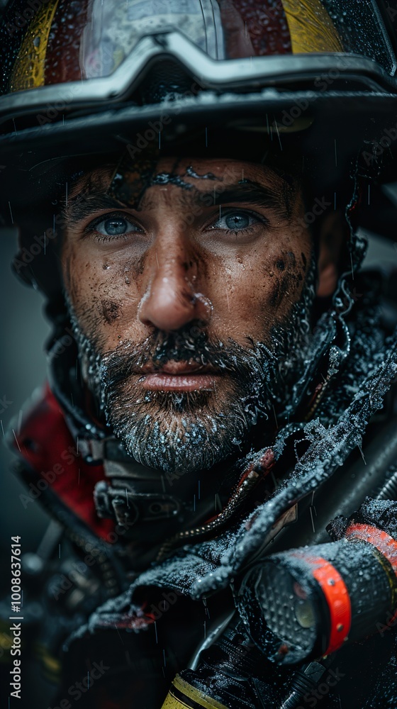 Firefighter Portrait: Bravery in the Face of Danger Firefighter Portrait: Bravery in the Face of Danger