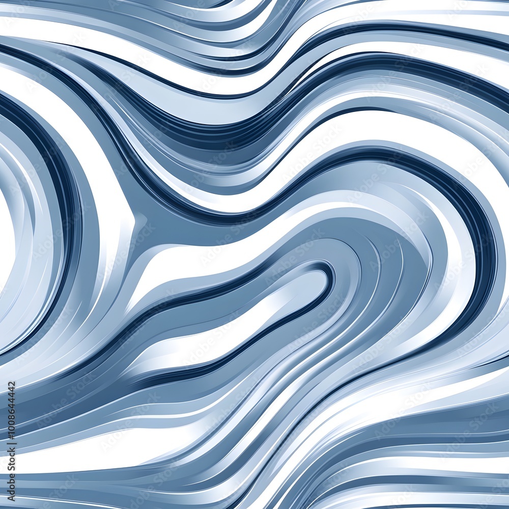 Abstract Blue and White Wave Pattern Background Abstract Blue and White Wave Pattern Background
