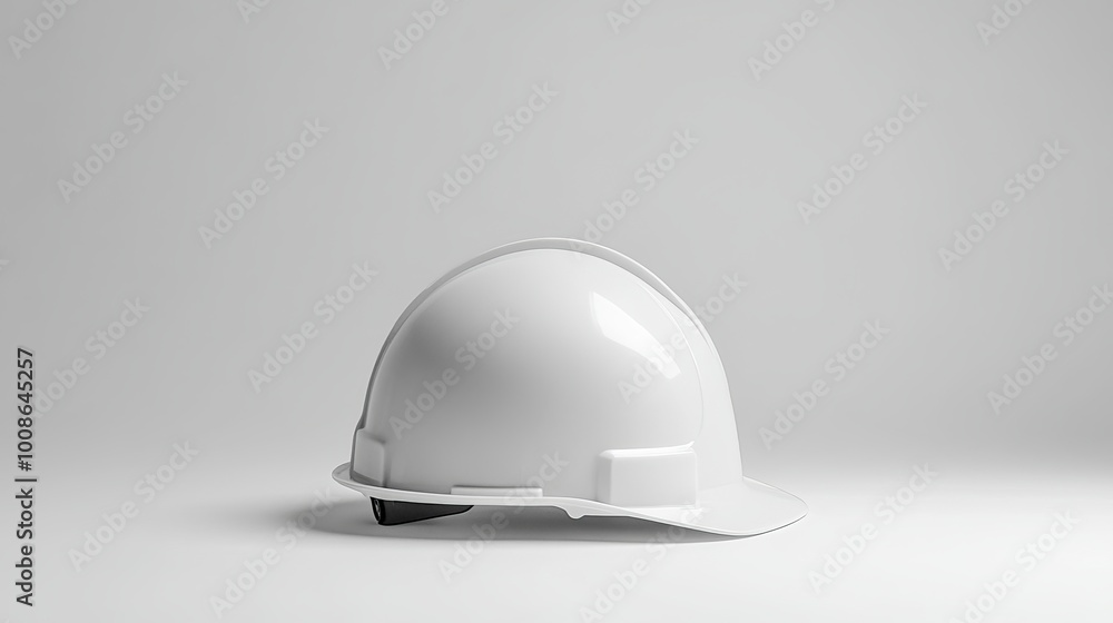 A hard hat, alone against a white background. It's an important safety tool. A hard hat, alone against a white background. It's an important safety tool.
