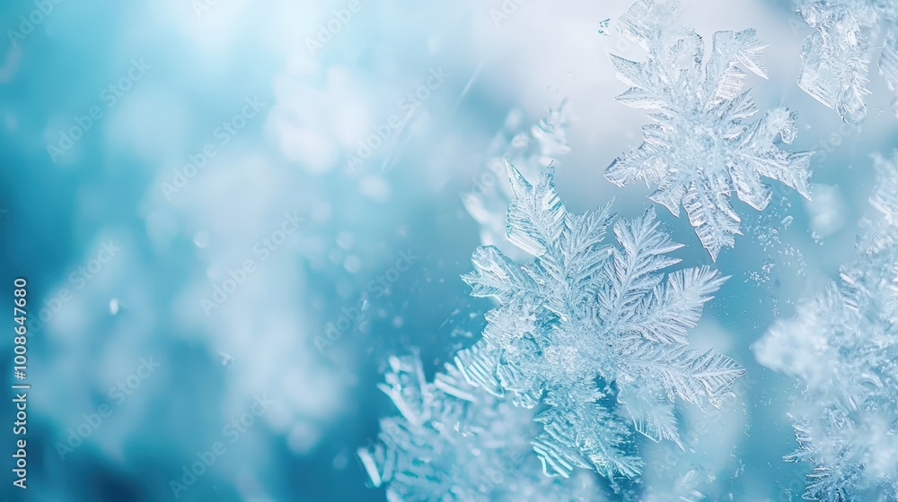 Delicate frost patterns Delicate frost patterns