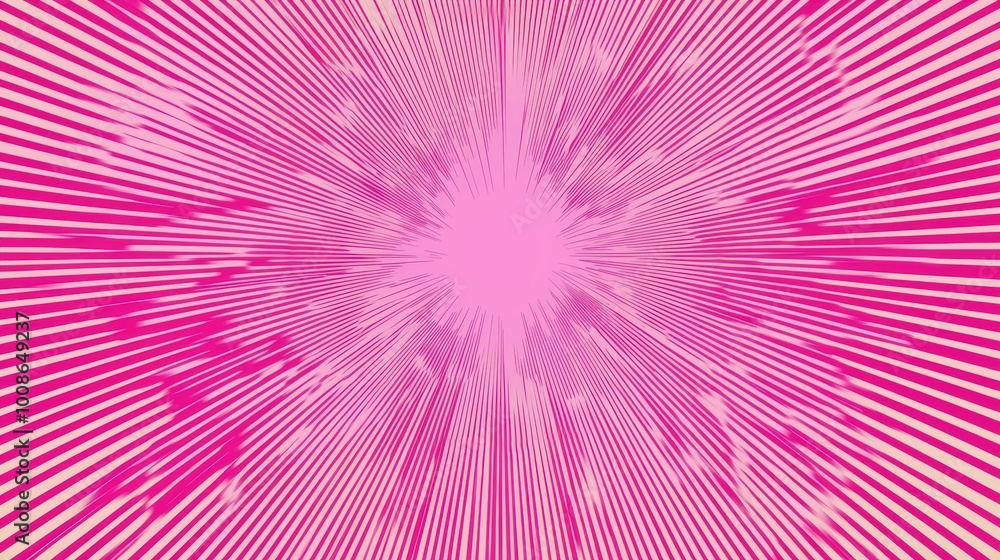 Pink and white radial lines Pink and white radial lines