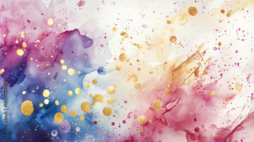 Obraz premium Abstract art with gold