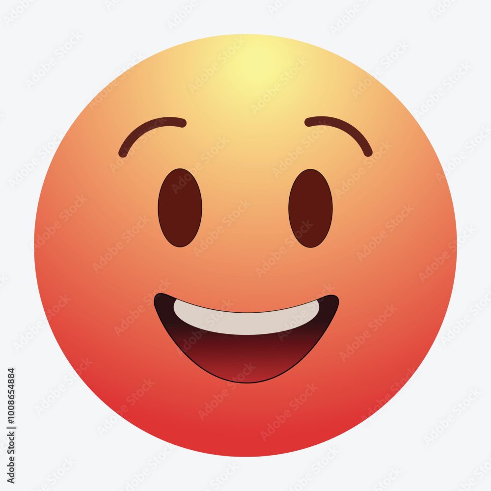 Happy Mode Emoji Icon. Emoji Vector Illustration. Emoticon. Happy Face. Laugh Emoji. Excited Emoji. Happy Mode Emoji Icon. Emoji Vector Illustration. Emoticon. Happy Face. Laugh Emoji. Excited Emoji.