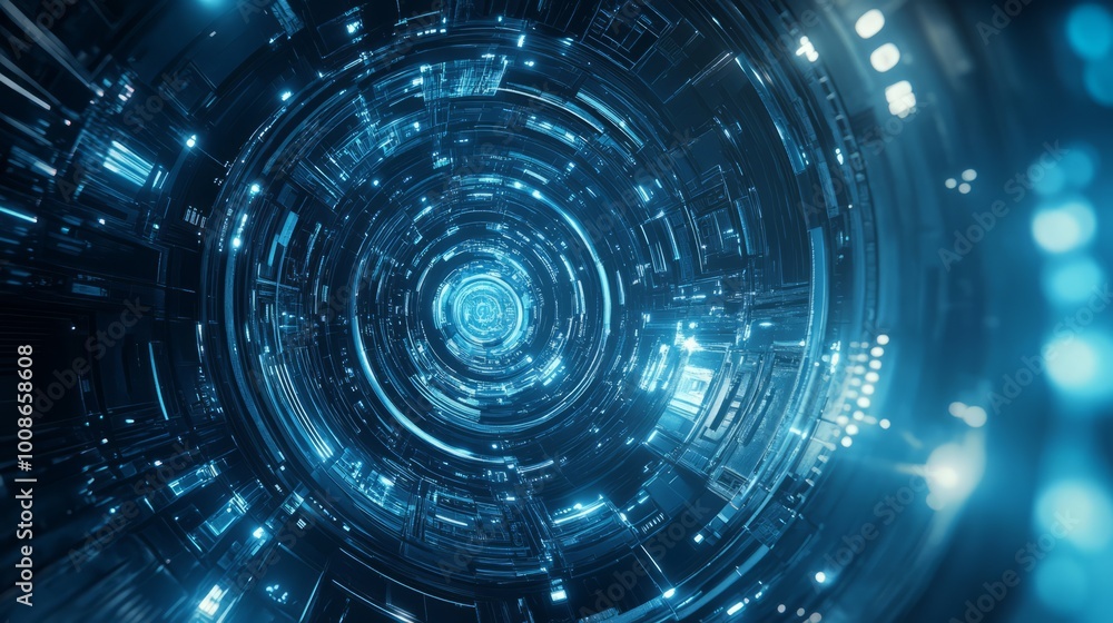 sky-fi background blue. concept of the future. city of the future, space. scientific achievements in the future. sky-fi background blue. concept of the future. city of the future, space. scientific achievements in the future.