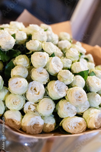 Beautiful spring bouquet with tender flowers	