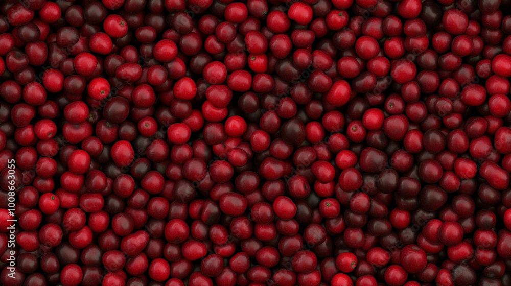 Mass of Cranberries from Above Mass of Cranberries from Above
