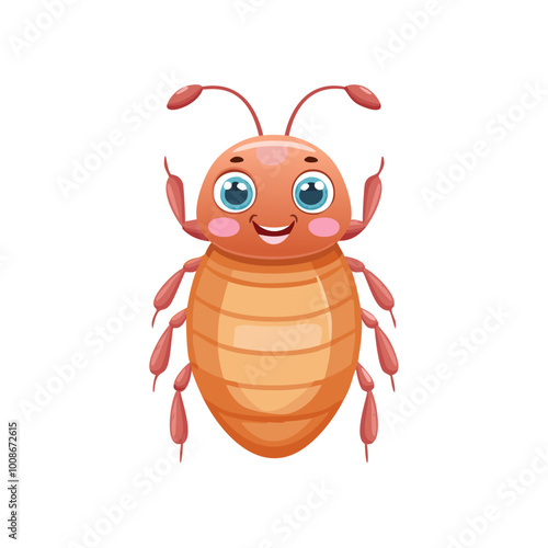 Lice Insect Bug Animal Animation Kawaii Character Pest

