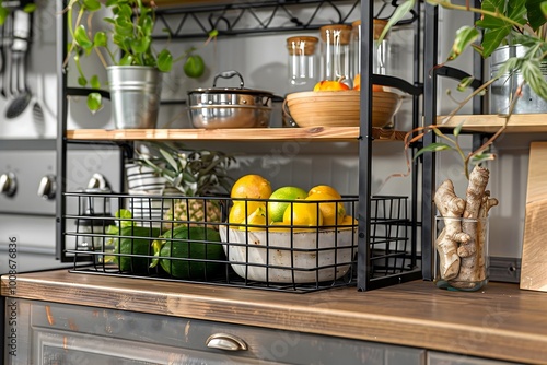 interior of a kitchen