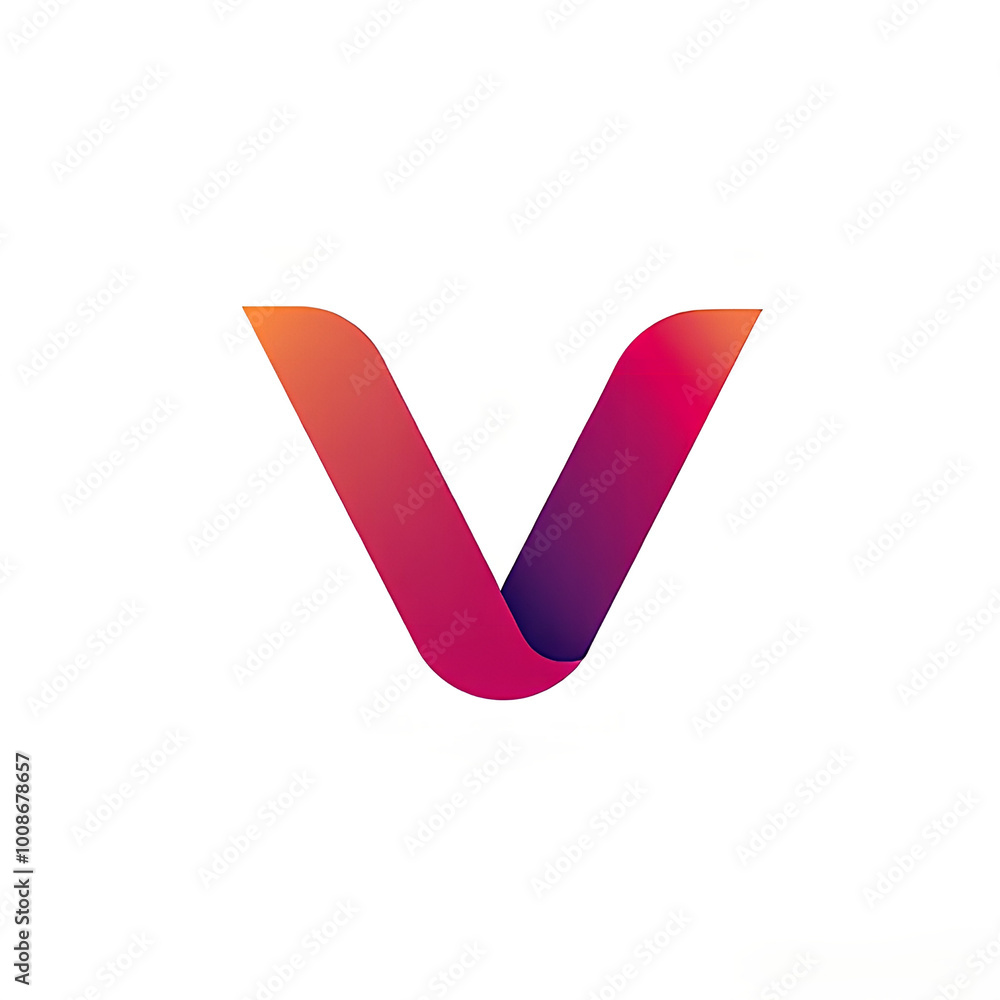 modern logo embodies the shape of the capital letter V modern logo embodies the shape of the capital letter V
