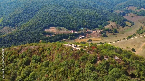 Drone Journey Over Mysterious Bosnian Pyramid: Discover Scenic Valleys, Ancient Artifacts & Stunning Peaks in Herzegovina's Tranquil Wilderness