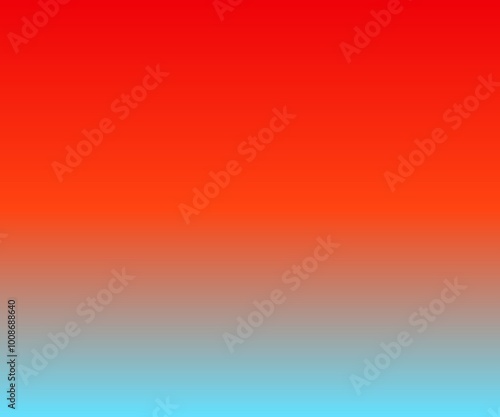 Abstract red, orange and light blue gradient background.