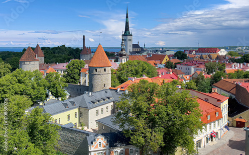 Old Town in Tallinn, Estonia