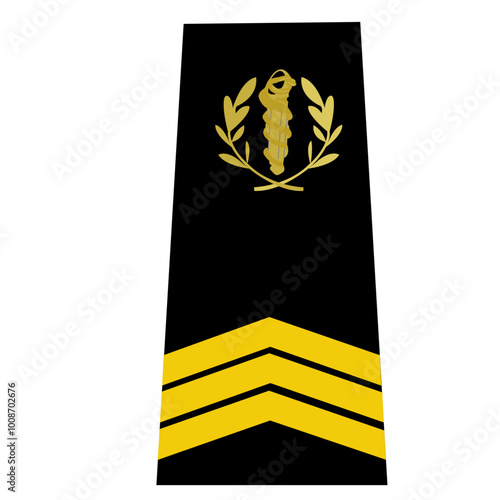 Galon du service de santé des armées de terre française: Militaire du rang: Sergent-chef