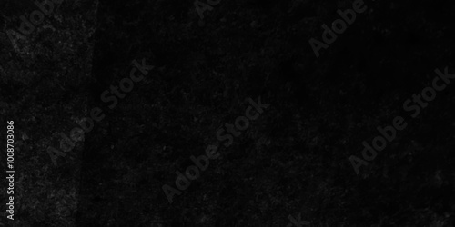 Distressed rough abstract concrete dark black grunge stone vein surface marble art design. old wall grungy blackboard and chalkboard panorama dirty vintage interior smoot polished backdrop texture.