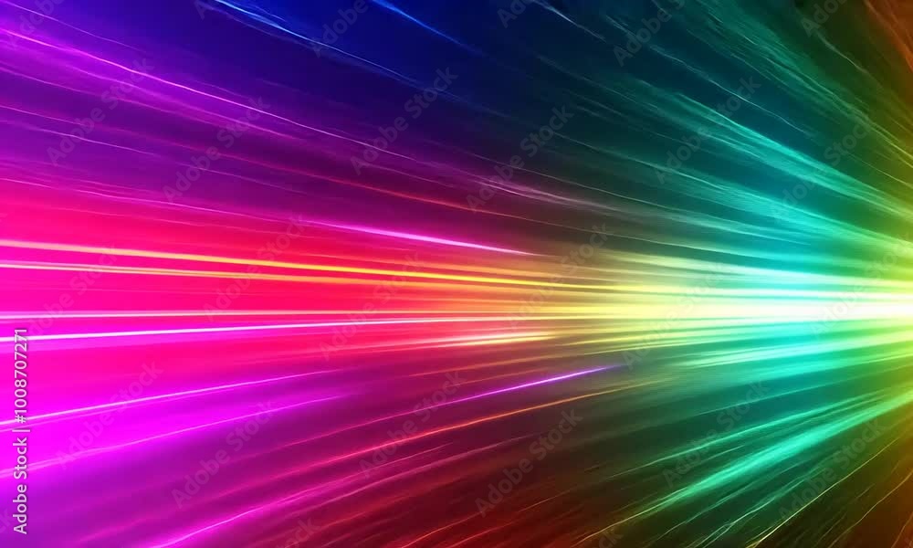 Abstract Rainbow Light Streaks Abstract Rainbow Light Streaks