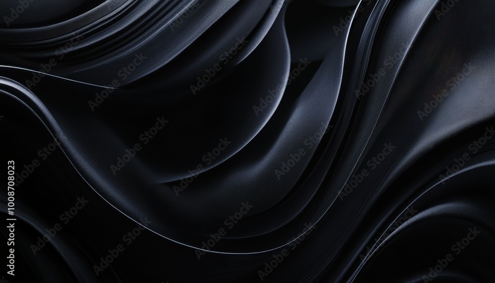 Abstract Black Curved Lines with Texture Abstract Black Curved Lines with Texture