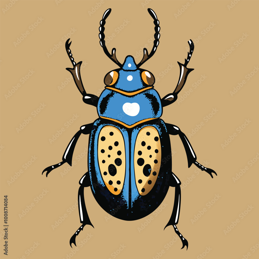 An illustration of an exotic beetle An illustration of an exotic beetle