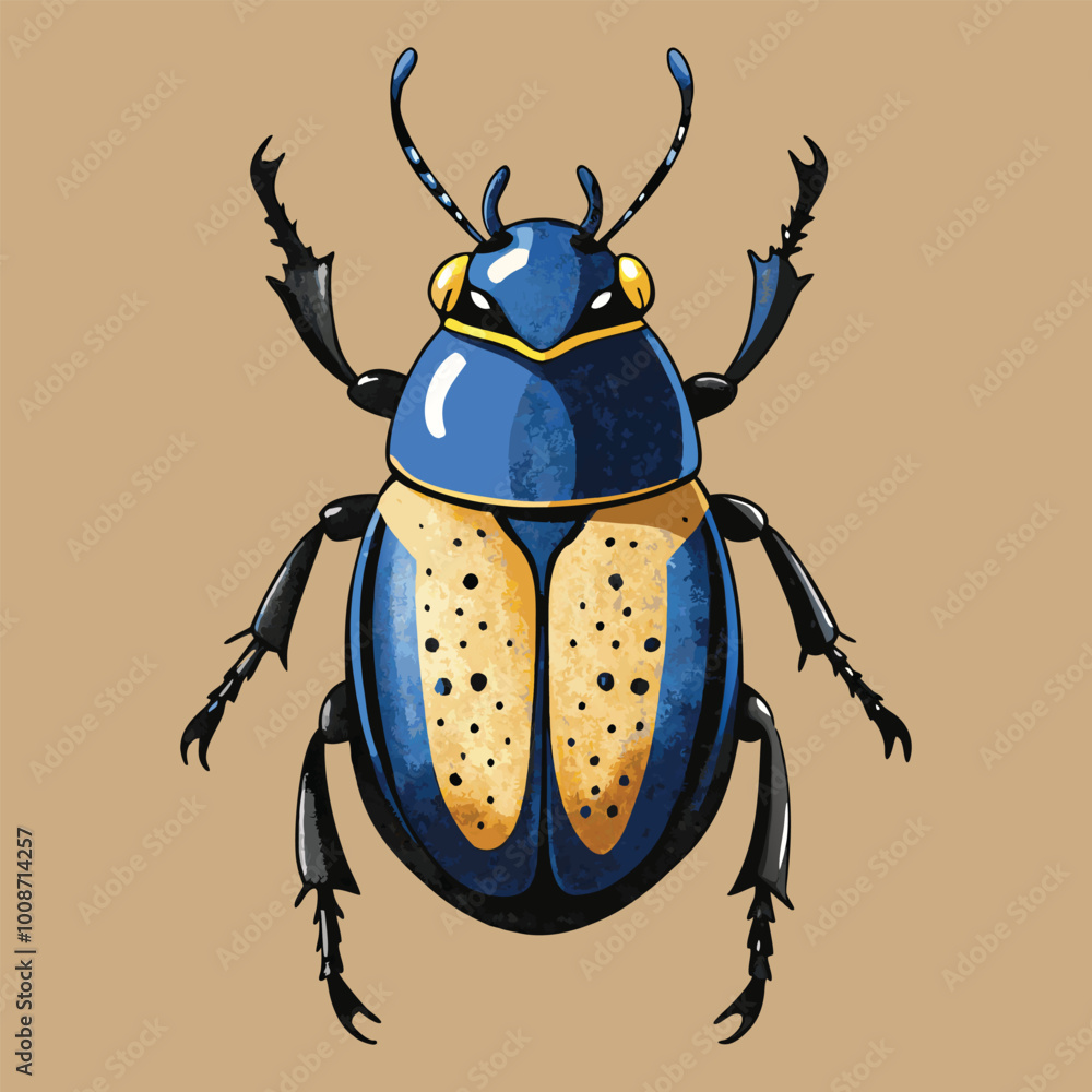 An illustration of an exotic beetle An illustration of an exotic beetle