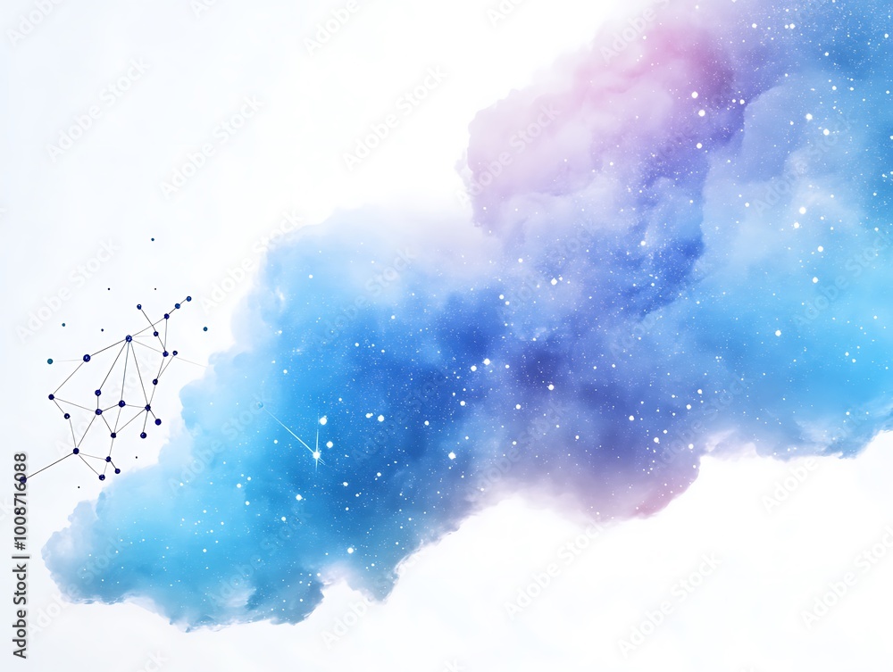 Fototapeta premium Abstract Colorful Smoke Waves Flowing Gently Across a White Background