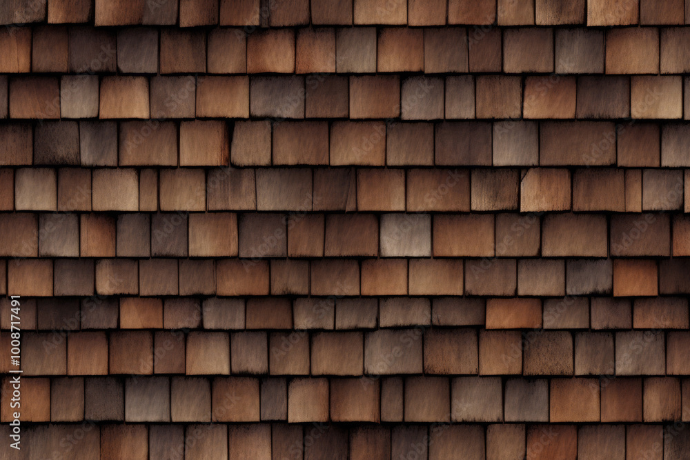 Processed collage of wooden roof shingles texture. Background for banner, backdrop or texture Processed collage of wooden roof shingles texture. Background for banner, backdrop or texture